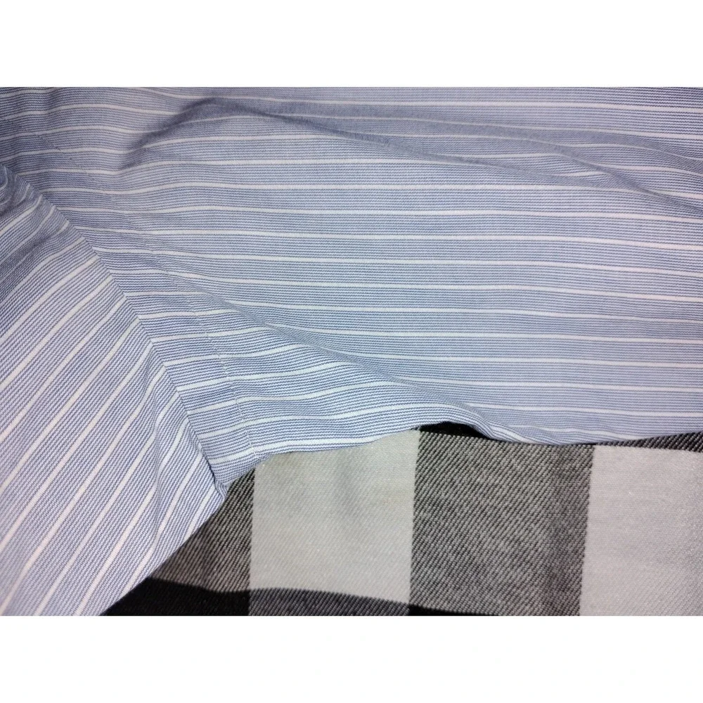 Polo by Ralph Lauren Andrew Dress Shirt Men's 17 32/33 Blue Pinstripe - Z‎